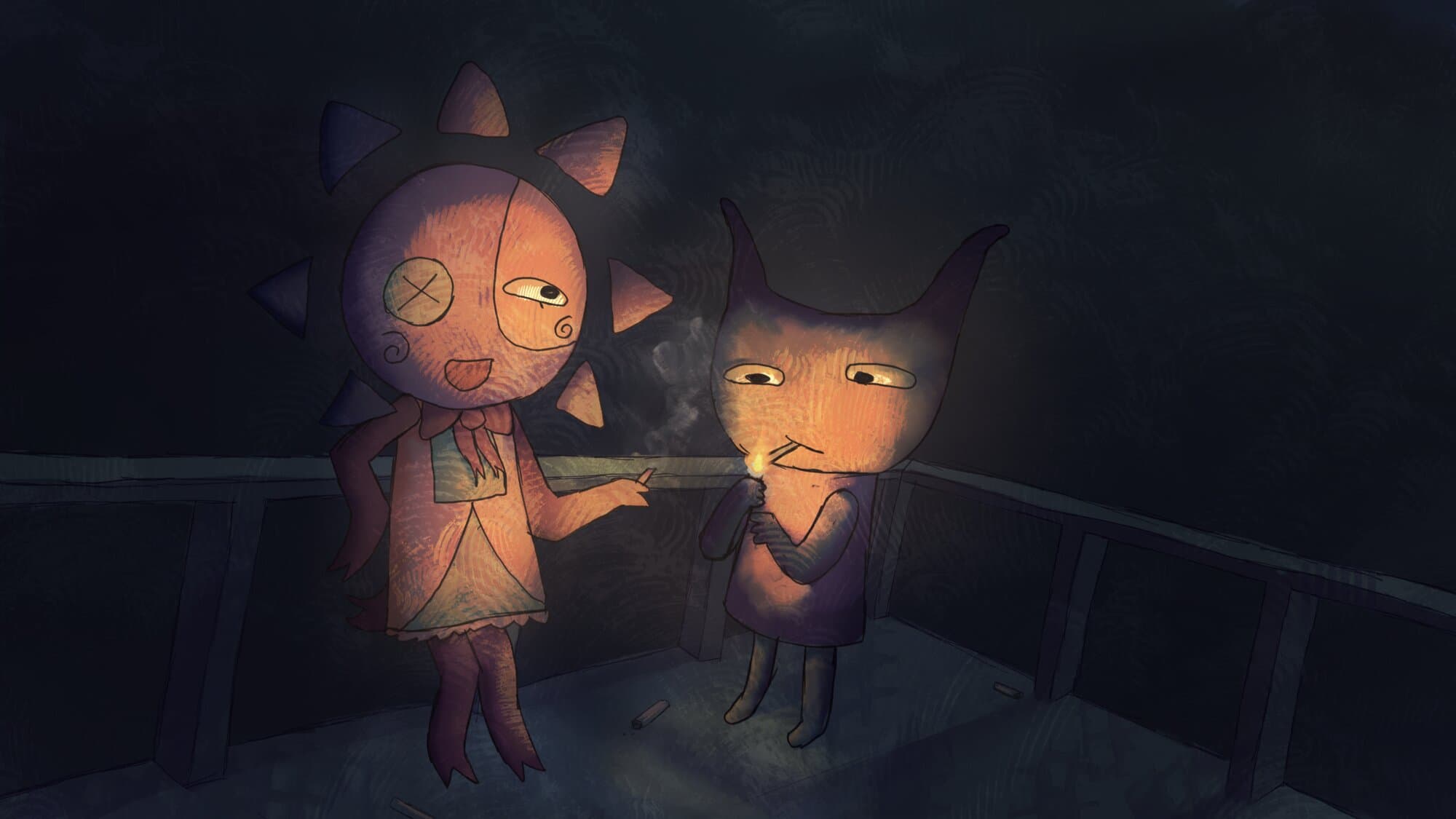 Hizashi and warumono hangout