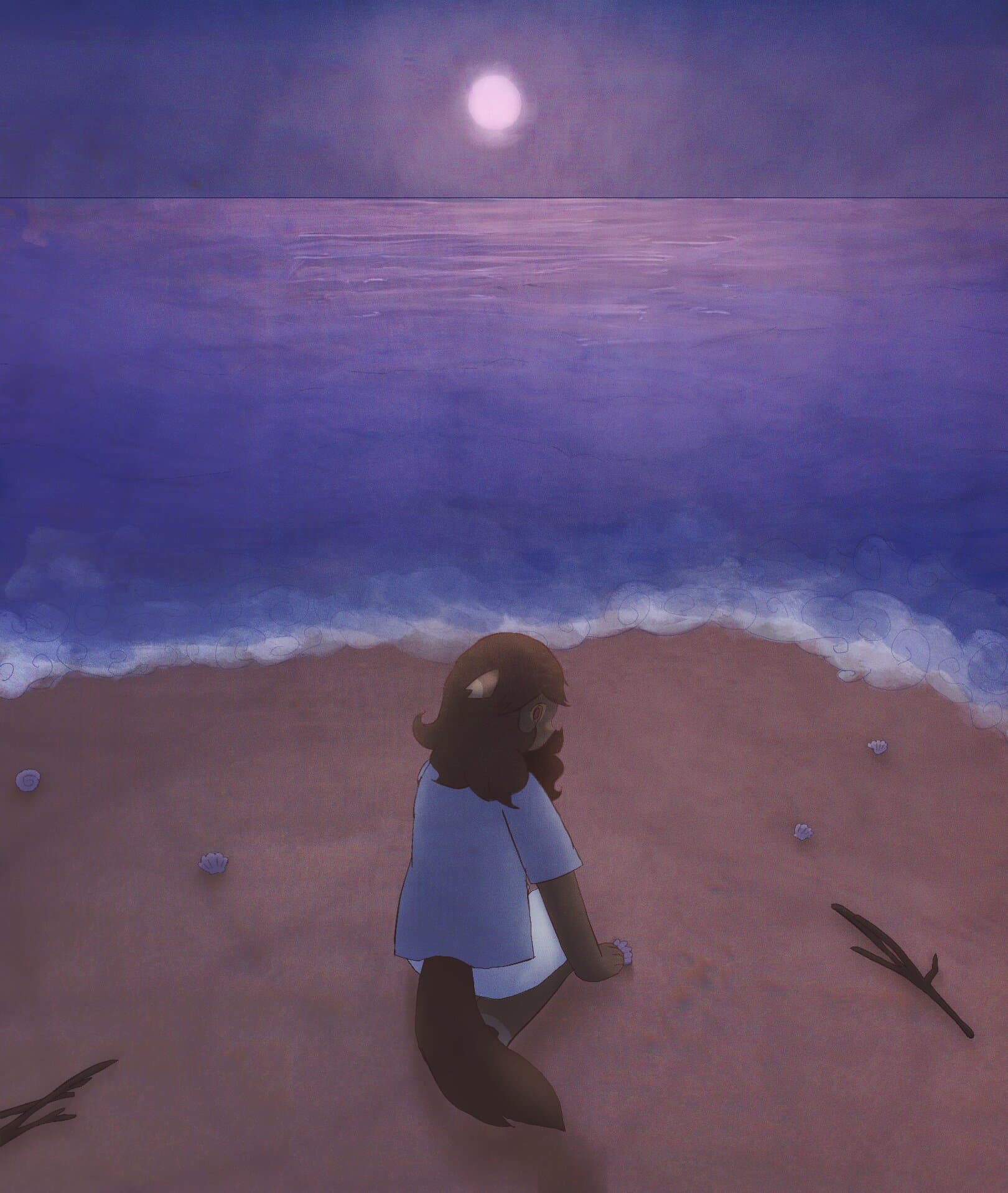 Picking up shells